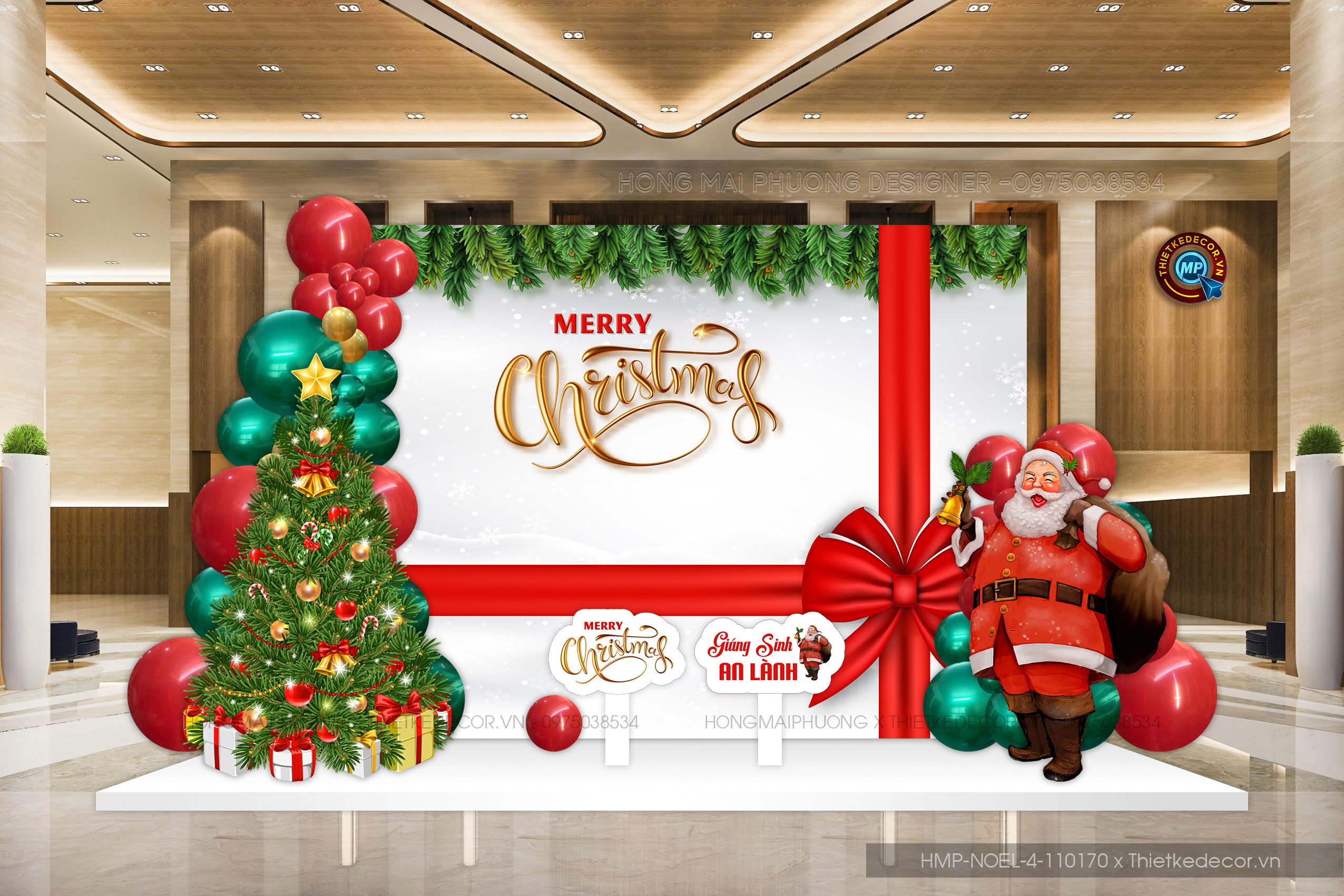File thiết kế trang trí Giáng sinh Noel Merry Chrismas, checkin trường học, TTTM, chung cư, nhà hàng, khách sạn, quán cà phê...